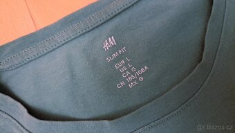Zajímavá značková trička Levi's/H&M,vel.L/XL - 5