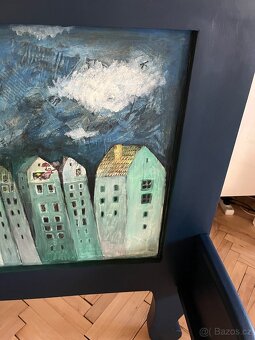 Neobarokova posteľ 90x200cm - 5
