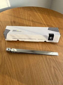 Držák na ručníky dvojitý otočný 38 cm k umyvadlu chrom Nimco - 5
