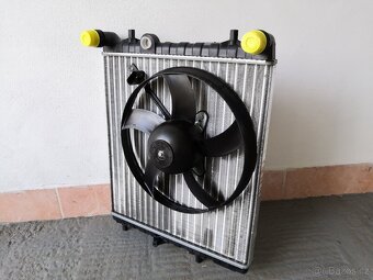 Chladič vody s ventilátorem - originál, FABIA I - 5