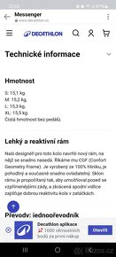 Horské kolo Decathlon s výbavou vel. L - 5