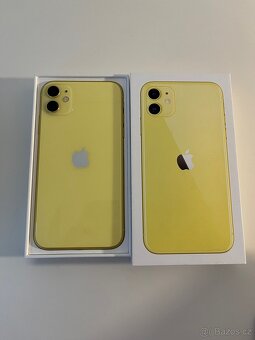iphone 11 žlutý+kryty - 5