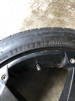 Alu kola 5x112 včetně letních pneu 225/45R17 - 5