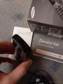 Telefon - Samsung GT E1170i + veškeré příslušenství - NOVÝ - 5