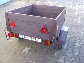 Prodám přívěsný vozík vlastní výroby - 5