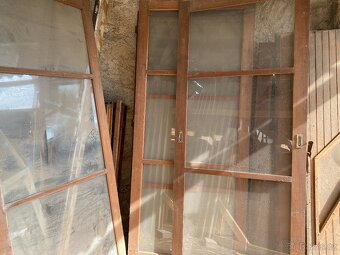 Dřevěné Posuvné dveře 3 panely - 5