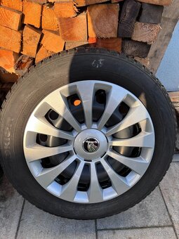 Plechové disky 15" 5x100, ET38+ZIMNÍ 185/60R15 - 5