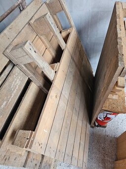 Dřevěné palety 120x100 + 120x80 + 100x70 + 90x65cm - 5