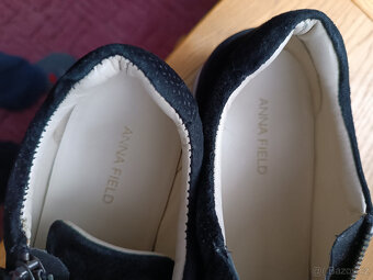 Dámské, semišové ,sportovní boty, - 5