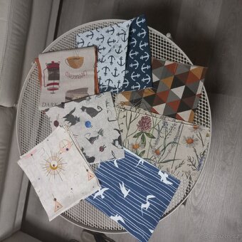 Zbytky látek, suché zipy - 5