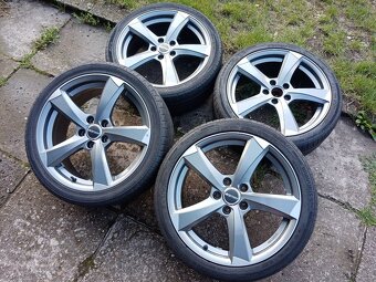 Obutá Alu kola 18ky 5x112 ŠKODA AUDI VW SEAT MERCEDES BMW - 5