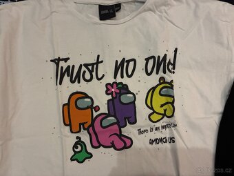 Set oblečení - holka - vel. 146/152 -4 trička+rolák - 5