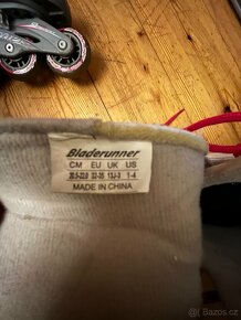 Dětské dívčí inline brusle Bladerunner vel. 32-35 cm - 5