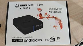Gigablue X1 4k mini android box se satelitem - 5
