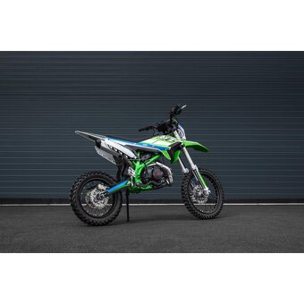 Pitbike Leramotors Thunder 125ccm, kola 17/14, zelená - 5