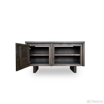 Dřevěný masivní tv stolek - Master 120 cm - 5