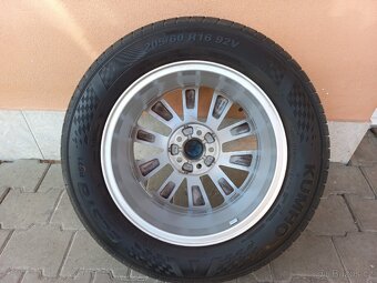 Originál ALU kola Škoda 16" + letní pneu Kumho 205/60 R16 - 5