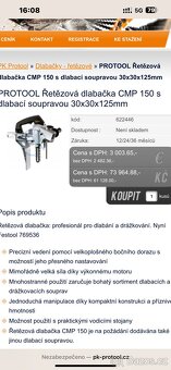 Řetězová dlabačka PROTOOL CMP 150 zánovní - 5