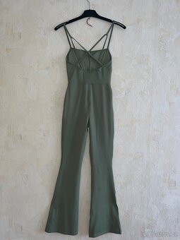 Dámský zelený overal - 5