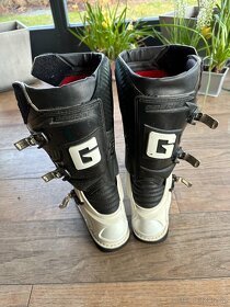 Dětské boty na motokros Gaerne GX-J Black White - 5