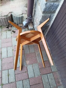 Konferenční retro stolek Jitona bez skleněné desky. - 5