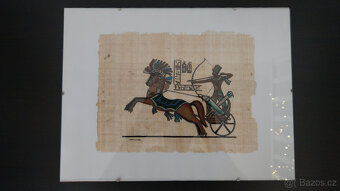 Obraz zasklený papyrus - jezdec - 5