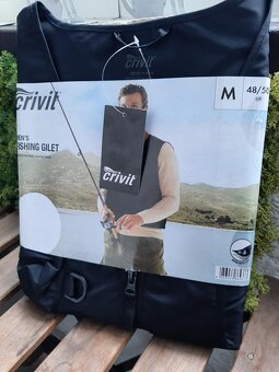 Rybářská vesta, černá barva, nová, velikost M 48/50 EUR - 5