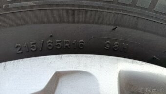 Zimní sada Renault pneu Michelin R16 215/65 98H + disky - 5