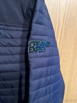 Tmavě modrá zimní/podzimní bunda - 5