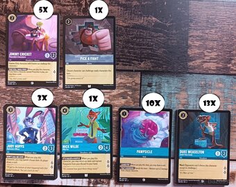 Lorcana karty 2. - 5