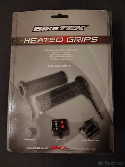 BikeTek- gripy, hefty, rukojeti vyhřívané na motorku, nové - - 5