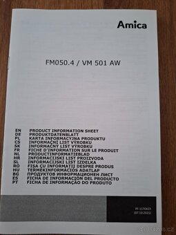 Malá lednička Amica 45 L nová - 5