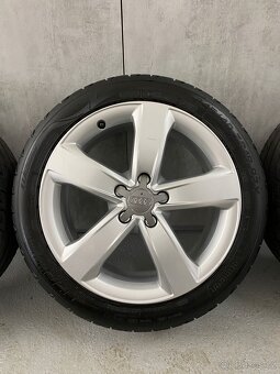 Alu kola 5x112 R18 et 37. Originál Audi střed 66 - 5