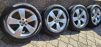 Originál alu Škoda Fabia 2 5x100 215/55 R17 - 6mm - 5