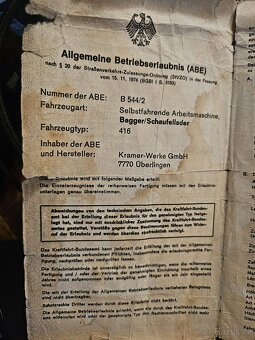 Traktorbagr Kramer 416 S - 5