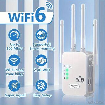 OURLIFE ZESILOVAČ WIFI SIGNÁLU - NOVÝ - 5