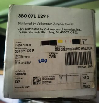 Thule 754+nosníky 515-0221 - 5