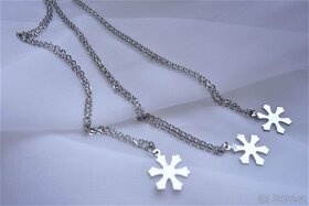 Řetízek Křížek ocel symbol ochrany = úspěch u žen i dívek - 5