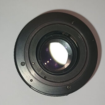 Pentacon MC 1,8/50 auto - RED (M42) - TOP STAV - 5