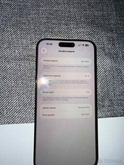 Prodám iPhone 15 Pro Max 256GB - 5