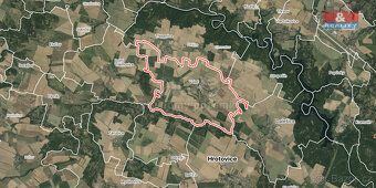 Prodej stavebního pozemku, 896 m2, obec Valeč, okres Třebíč - 5