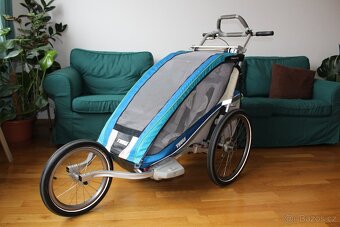 Thule Chariot CX1 s brzdou, jogging setem a miminkovníkem - 5