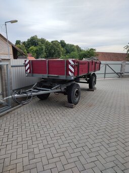 Prodám vlek za traktor 5t s novou STK - 5