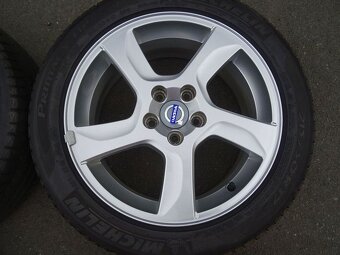 Alu disky originál Volvo, 17", 5x108,ET 50, letní pneu - 5