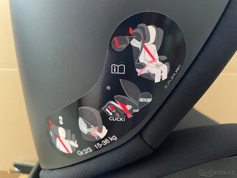 Nová Cybex Pallas S-fix Deep Black 2 roky záruka 15-36kg - 5