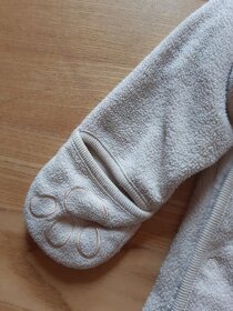 Zimní fleecový overal medvídek vel 74 - 5