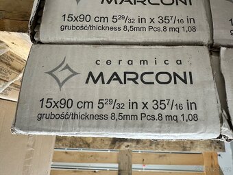 Dlažba dekor dřeva šedo-hnědá 15x90 cm - 5