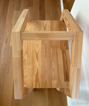 Regál velký dřevěný domeček - 5