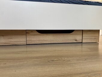 Dřevěná postel 120x200 + MATRACE A ROŠTY - 5