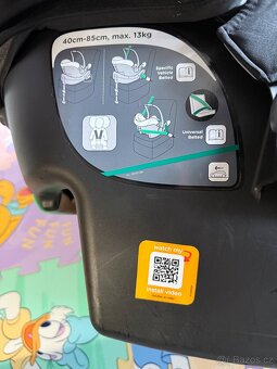 Autosedačka(vajíčko)+základna+doplňky - 5